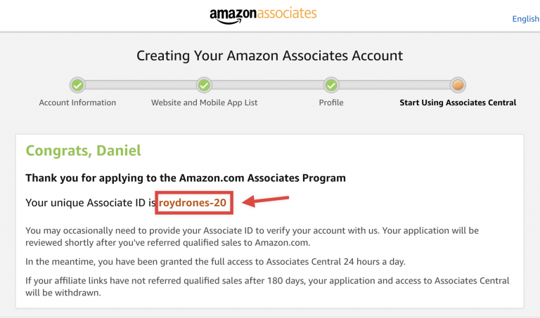 Screenshot from Earn Amazon Affiliate Commissions Using Shopify, Wix and Woocommerce Store - How to Signup?