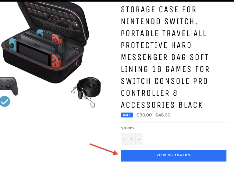 Screenshot from Earn Amazon Affiliate Commissions Using Shopify, Wix and Woocommerce Store - How to Signup?
