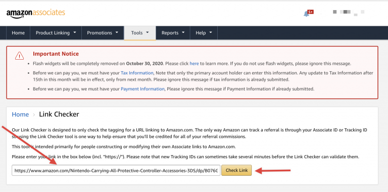 Screenshot from Earn Amazon Affiliate Commissions Using Shopify, Wix and Woocommerce Store - How to Signup?