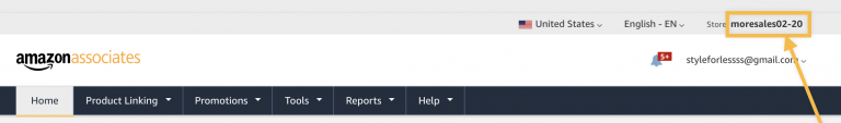 Screenshot from How to setup your Amazon affiliate ID on Zonify