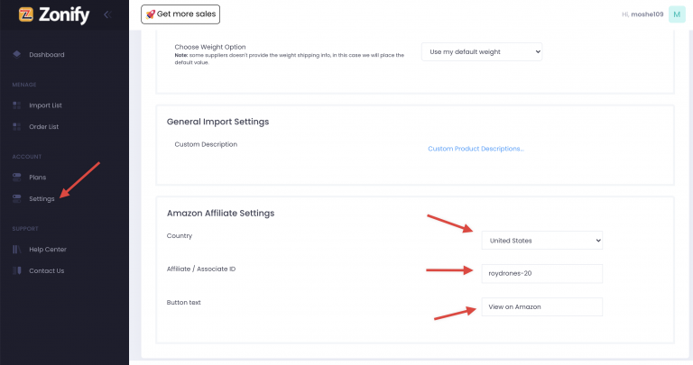 Screenshot from How to refer a product to be purchased from Amazon using my affiliate link?