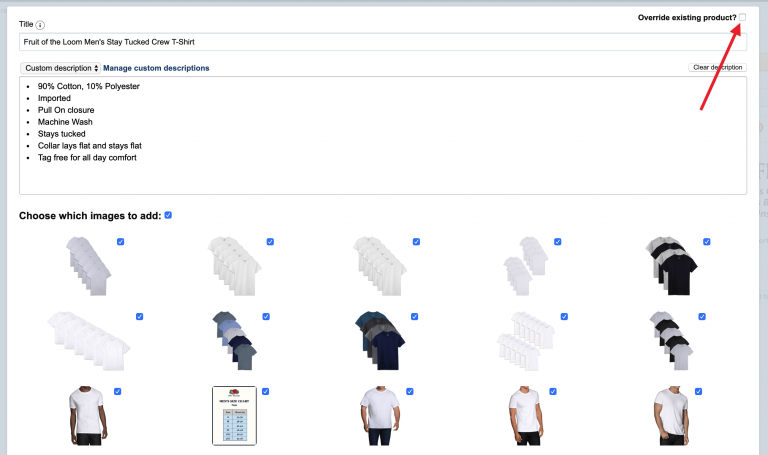 Screenshot from How do I change supplier or connect existing product to Zonify?