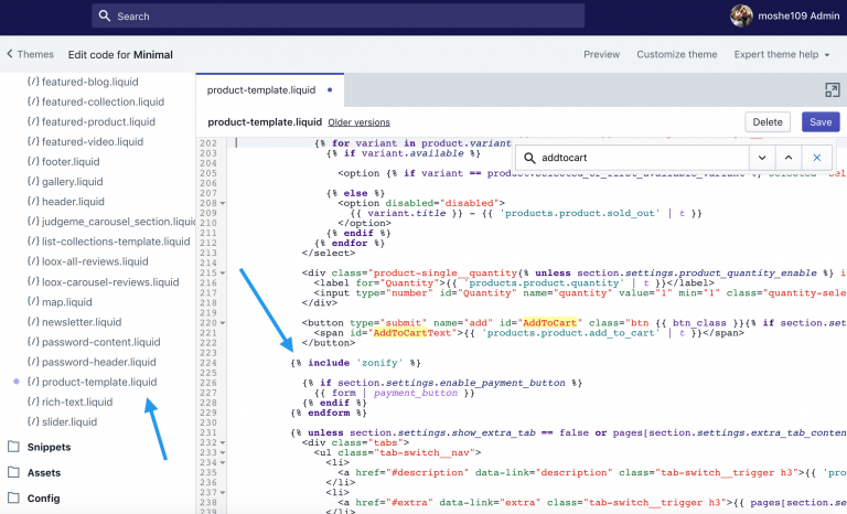 Screenshot from How to integrate amazon affiliate program with Zonify?