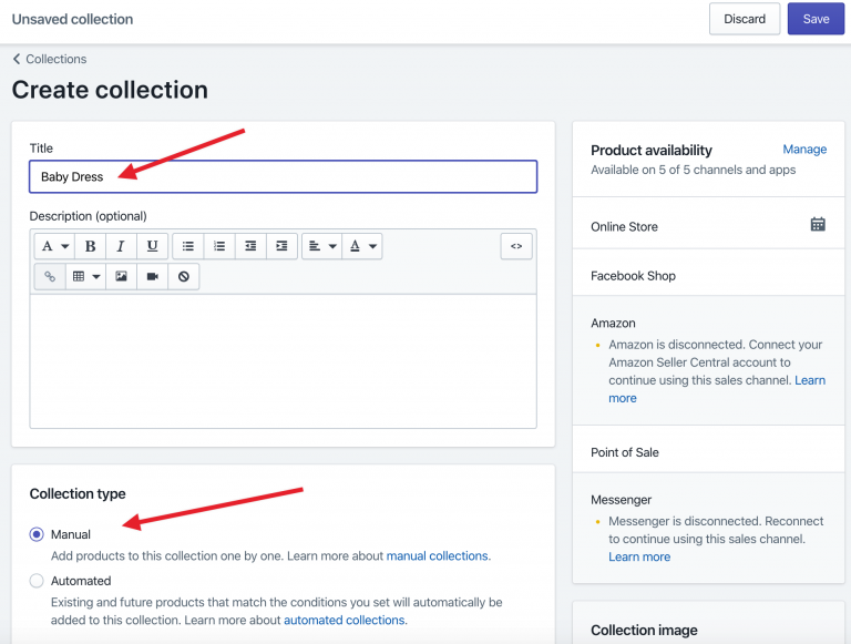 Screenshot from How to import product to specific collection using Zonify?