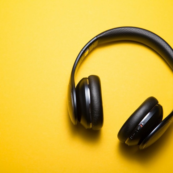Sample product: black over-ear headphones